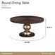 West Kensington Medium Espresso 60" Round Dining Table