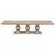West Kensington Sea Salt Caramel 128" Extendable Rectangular Dining Table