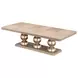 West Kensington Sea Salt Caramel 128" Extendable Rectangular Dining Table