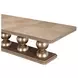 West Kensington Sea Salt Caramel 128" Extendable Rectangular Dining Table