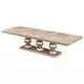 West Kensington Sea Salt Caramel 128" Extendable Rectangular Dining Table