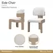 West Kensington Buff and Sea Salt Caramel Upholstered Dining Side Chair Set of 2