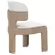 West Kensington Buff and Sea Salt Caramel Upholstered Dining Side Chair Set of 2