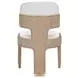 West Kensington Buff and Sea Salt Caramel Upholstered Dining Side Chair Set of 2