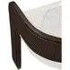 West Kensington Buff and Medium Espresso Upholstered Dining Arm Chair
