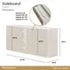 West Kensington Sea Salt Caramel 2 Door Sideboard with LED