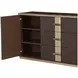 West Kensington Medium Espresso 2 Door Sideboard with LED