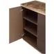 West Kensington Medium Espresso 2 Door Sideboard with LED