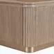West Kensington Buff and Sea Salt Caramel Queen Upholstered Platform Bed with USB Charging