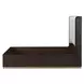 West Kensington Buff and Medium Espresso King Upholstered Platform Bed with USB Charging