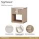 West Kensington Sea Salt Caramel 1 Drawer Nightstand
