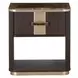 West Kensington Buff and Medium Espresso Upholstered Platform Bedroom Set