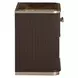 West Kensington Buff and Medium Espresso Upholstered Platform Bedroom Set