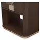 West Kensington Medium Espresso 1 Drawer Nightstand with LED