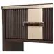 West Kensington Medium Espresso 1 Drawer Nightstand with LED