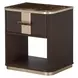 West Kensington Buff and Medium Espresso Upholstered Platform Bedroom Set