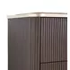 West Kensington Medium Espresso 2 Drawer Nightstand with LED