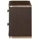 West Kensington Medium Espresso 2 Drawer Nightstand with LED