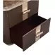 West Kensington Medium Espresso 2 Drawer Nightstand with LED