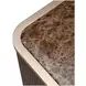 West Kensington Medium Espresso 2 Drawer Nightstand with LED