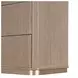 West Kensington Sea Salt Caramel 6 Drawer Dresser with LED