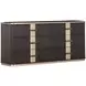 West Kensington Buff and Medium Espresso Upholstered Platform Bedroom Set