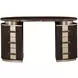 West Kensington Buff and Medium Espresso Upholstered Platform Bedroom Set