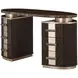 West Kensington Buff and Medium Espresso Upholstered Platform Bedroom Set