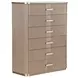West Kensington Sea Salt Caramel 6 Drawer Highboy Chest