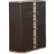 West Kensington Medium Espresso 6 Drawer Highboy Chest