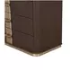 West Kensington Medium Espresso 6 Drawer Highboy Chest