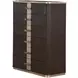 West Kensington Buff and Medium Espresso Upholstered Platform Bedroom Set