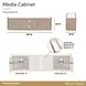 West Kensington Sea Salt Caramel 80" TV Stand