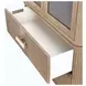 West Kensington Sea Salt Caramel 2 Door Display Cabinet