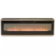 West Kensington Espresso Medium and Gold Fireplace with Electric Insert