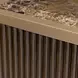 West Kensington Espresso Medium and Gold Fireplace with Electric Insert
