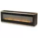 West Kensington Espresso Medium and Gold Fireplace with Electric Insert