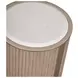 West Kensington Sea Salt Caramel Round Chairside Table