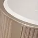 West Kensington Sea Salt Caramel Round Chairside Table
