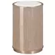 West Kensington Sea Salt Caramel Round Chairside Table