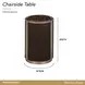 West Kensington Medium Espresso Round Chairside Table