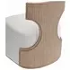 West Kensington Buff and Sea Salt Caramel Upholstered Vanity Chair