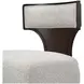 West Kensington Buff and Medium Espresso Upholstered Vanity Chair