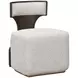West Kensington Buff and Medium Espresso Upholstered Vanity Chair