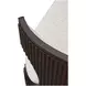 West Kensington Buff and Medium Espresso Upholstered Vanity Chair