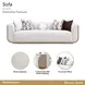 West Kensington Buff and Sea Salt Caramel 101" Sofa