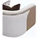 West Kensington Buff and Sea Salt Caramel 101" Sofa