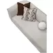 West Kensington Buff and Medium Espresso 100" Sofa