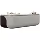 West Kensington Buff and Medium Espresso 100" Sofa