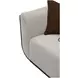 West Kensington Buff and Medium Espresso 100" Sofa